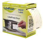 Labelfresh HACCP Etiketten 70x45mm Dissolvable 7 Days